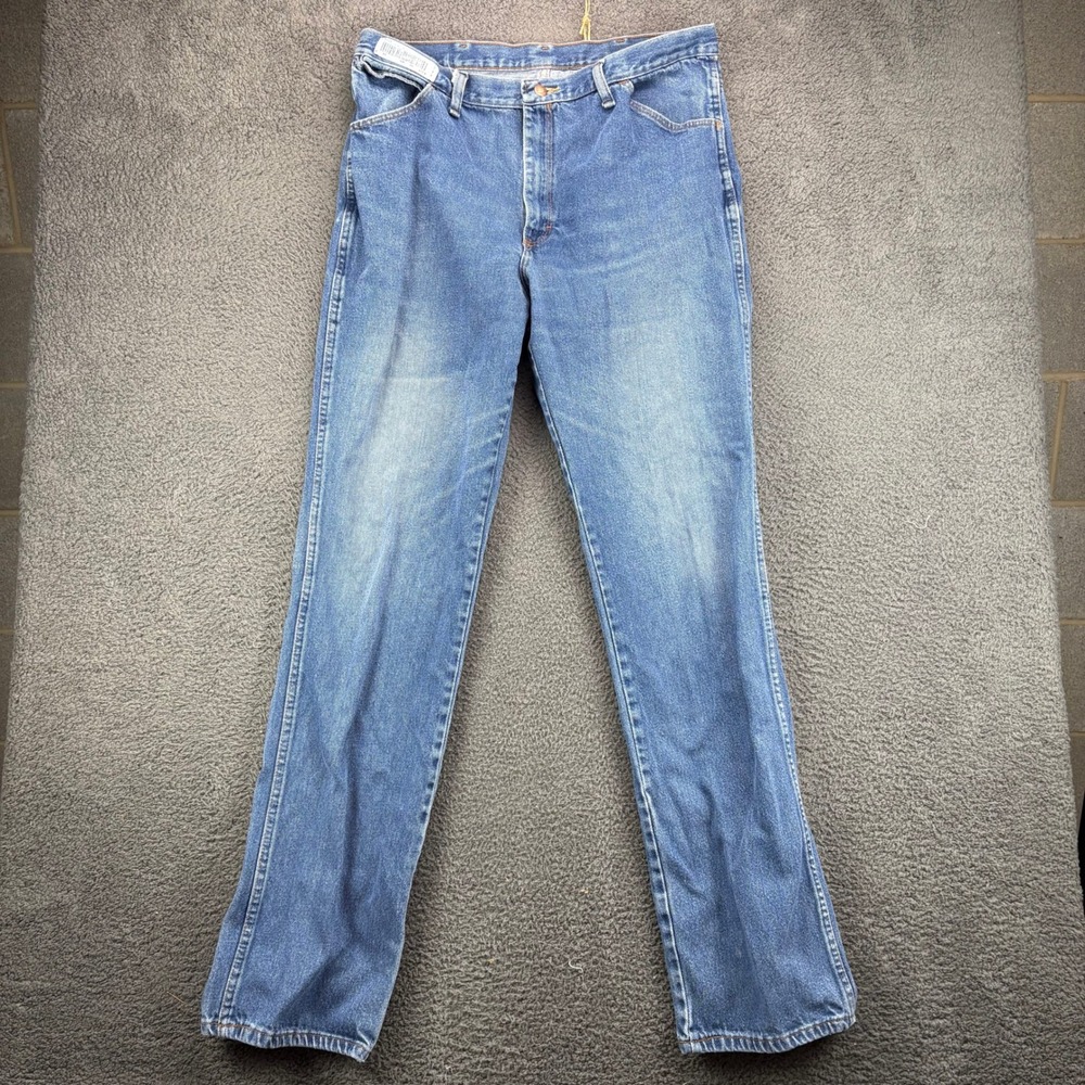 Red Kap‎ Mens PD54PW6 Blue Denim Work Jeans 38x38 100% Cotton Straight Leg